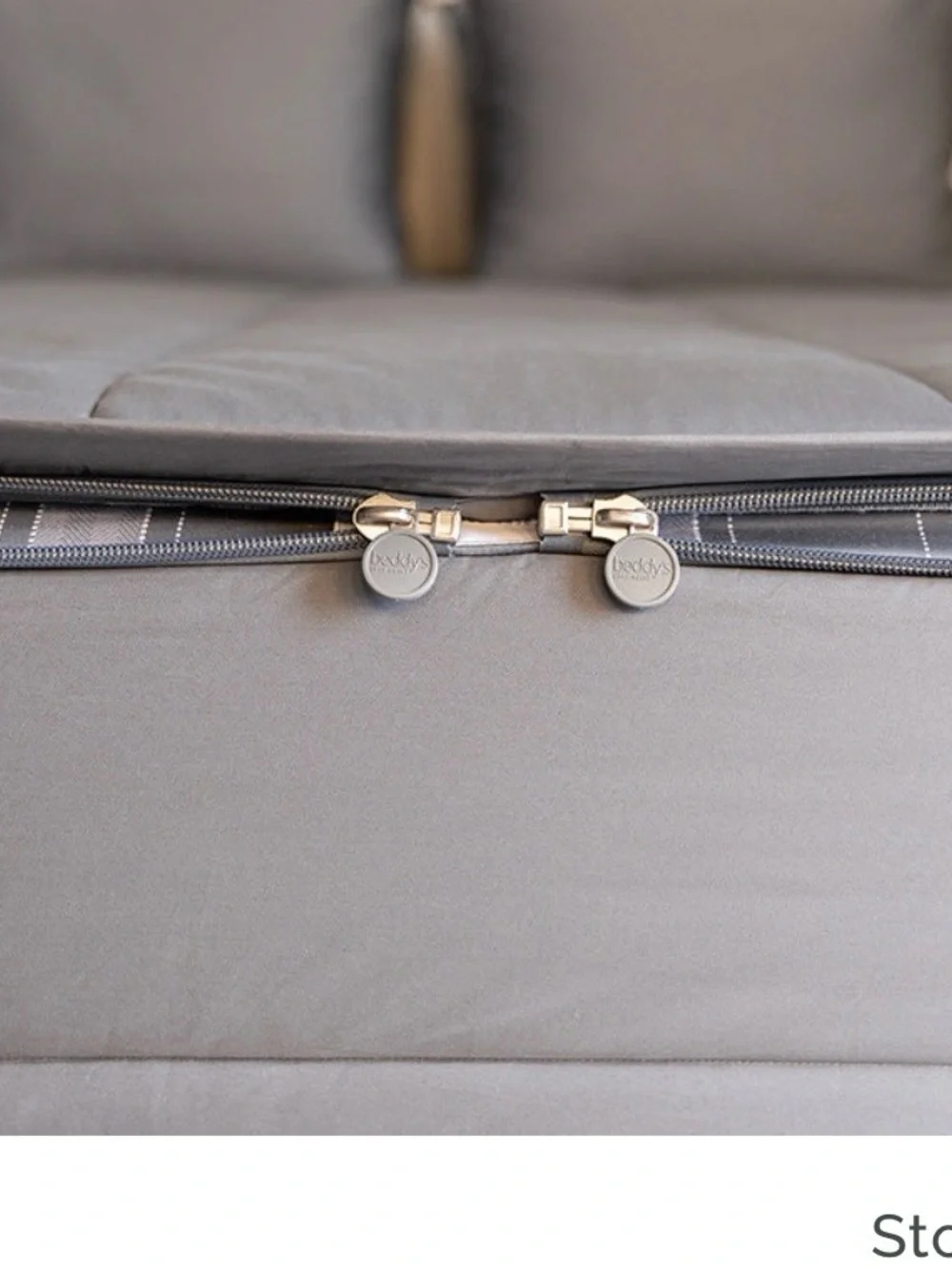 Reese’s Gray and White Beddy’s Zippered Bedding